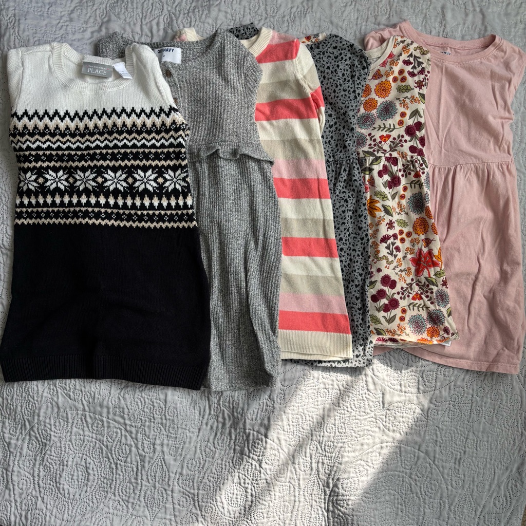 Girls Long Sleeve Dress Bundle